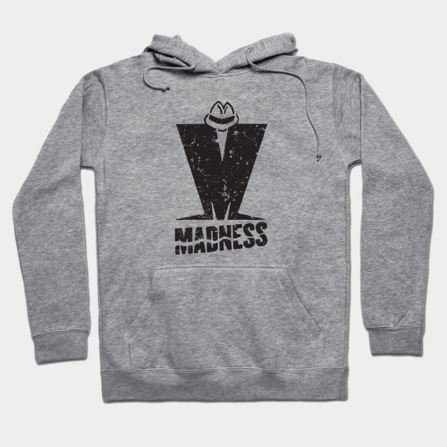 Madness - Retro Black Hoodie by Skate Merch